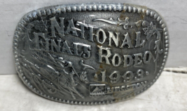 1993 Hesston National Finals Rodeo Limited Edition Belt Buckle Vintage New - £15.81 GBP