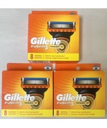 3 Pack Gillette Fusion5 Power Razor Blade Refills 24 Cartridges Total NEW - £41.83 GBP