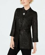 Jm Collection Damask Swing Jacket, Size Small - £19.18 GBP