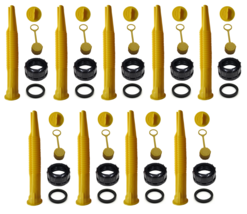 9-Pk Scepter Gas Can Spouts &amp; Vent Kit Moeller Midwest American Igloo Eagle Reda - £67.15 GBP