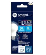 3 PACK General Electric Reveal LED 60 WATT Bulb - €17,21 EUR