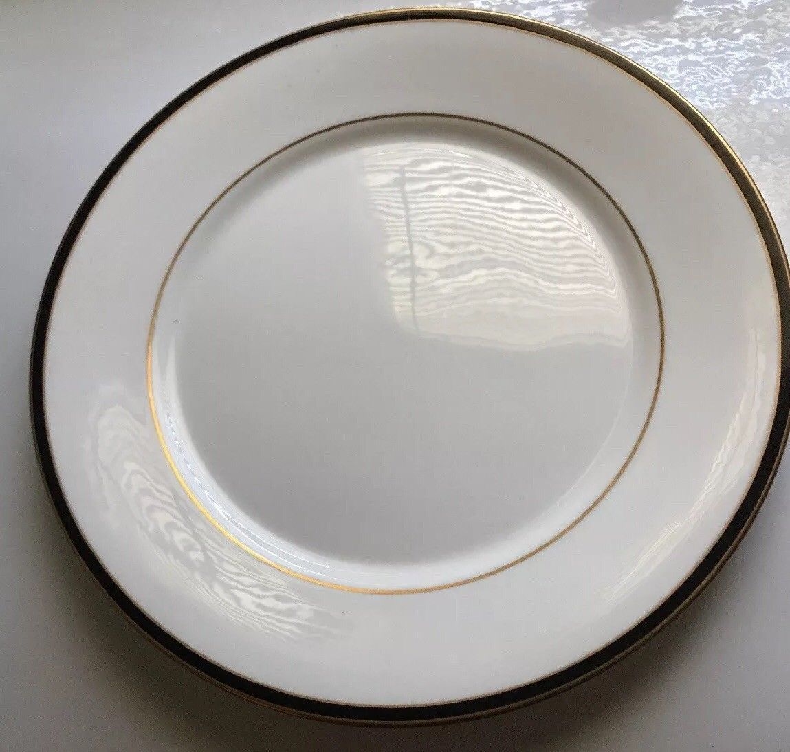 Lenox Debut Collection KRISTY Set of 2 Dinner Plates  in Black - $36.75