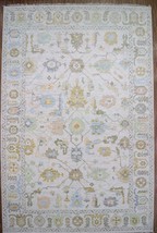 Over Size 12x18Ft  White Washout colourful Turkish wool Carpet, Oushak Area Rug - £2,830.24 GBP