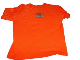 44th Annual Tennessee & National Fiddler's Jamboree orange T-Shirt Size XL - $12.86