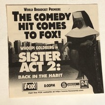 Sister Act 2 Print Ad Advertisement Whoopi Goldberg Jennifer Love Hewitt TPA19 - £4.67 GBP