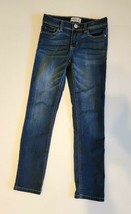Jordache Girls Skinny Stretch Jeans Blue Denim Size 10 Embordered Heart   - $15.00