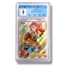 Rebel Clash Pokemon Card: Sonia 192/192, CGC 9 Subgrades - $224.90