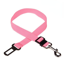 Pet Car Seat Belt Lead Clip Safety Lever Traction Retractable Leash Cat Dog Harn - £7.12 GBP