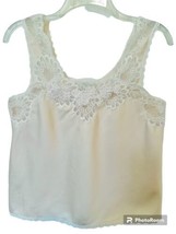 Sara Beth Vintage Womens S Champagne Lace Embroidered Applique Pearls Ca... - £13.33 GBP