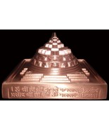 Shree Yantra Maha Meru En Puro Cobre - Hueco En Centro - 11.4cm - $519.74