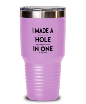 Golf Tumbler I Made A Hole In One LtPurple-T-30oz  - £25.44 GBP