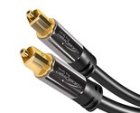 TOSLINK cable, optical audio cable  15 feet fiber optic cable for soundb... - $23.99