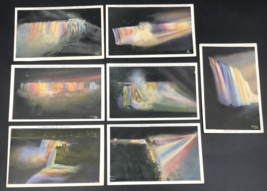 7 Diff Illuminated American Horseshoe Niagara Falls NY Linen PostcardsMetrocraft - £15.92 GBP