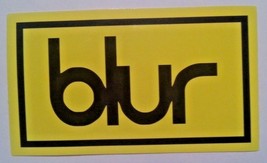 Blur~British Alt Rock~Decal Sticker Adhesive Vinyl~3 1/4&quot; x 1 7/8&quot;~Ships... - £1.27 GBP