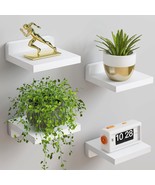 Fixwal Four-Piece Set Of Five-By-Five-Inch Wall Shelves, Made Of Rustic ... - $33.96