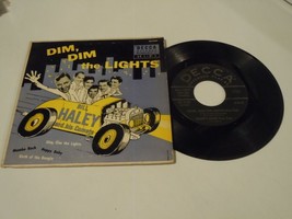 Bill Haley And His Comets  Dim Dim The Lights 45 EP and Sleeve - £37.13 GBP
