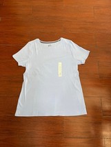 Women&#39;s Croft &amp; Barrow® Essential Crewneck Tee, Size: Medium, Hepatica Blue - $11.99