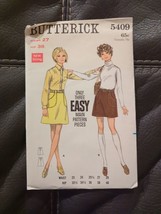 Butterick A-line Skirt in Mini or Street Length Sew Pattern 5409 Waist 27 UC - £13.66 GBP