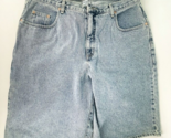 Vintage 90s Guess Jeans Shorts Light Wash Baggy 38 Denim 10&quot; Inseam Styl... - $77.35