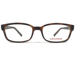 Converse K018 Tortoise Eyeglasses Frames Square Matte Brown Full Rim 50-16-130 - £32.91 GBP