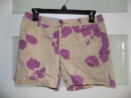 Merona Brown W/Purple Print Shorts Size 2 Women's - $22.50