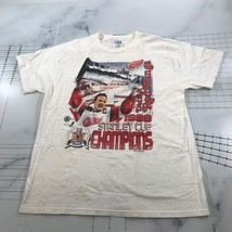 Vintage Detroit Red Wings T Shirt Mens Large White Stanley Cup Champions 1998 - £21.87 GBP
