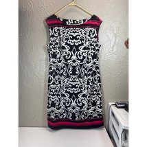 JESSICA HOWARD Trendy Black White Patterned Dress Womens Size Large NWT - $511.24 MXN