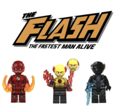 Flash versus Zoom and Reverse custom minifigures comic building blocks 3... - $24.99