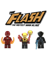 Flash versus Zoom and Reverse custom minifigures comic building blocks 3... - $469.08 MXN