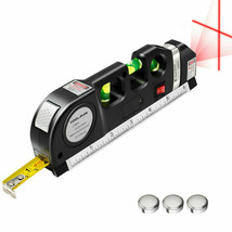 Multipurpose Laser Level Vertical Horizon Measuring Tape Aligner Metric ... - $7.99