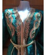 Wedding dress, Moroccan kaftan, Embroidery Handmade, luxury caftan - $369.33 CAD