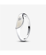 ME Halved Enamel Signet Ring,Fits Pandora charms - $28.58 CAD