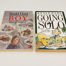 Lot of 2 Roald Dahl Autobiographies Boy &amp; Going Solo Paperbacks - £6.29 GBP