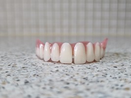 Full Upper Denture/False Teeth,Natural White Teeth with Diastema,Brand New. - £63.39 GBP