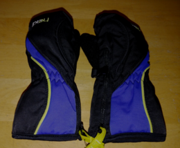 HEAD BOY&#39;S FAUX FUR LINED NYLON ZIP MITTEN-XS-WORN ONCE-NICE - $95.00 MXN