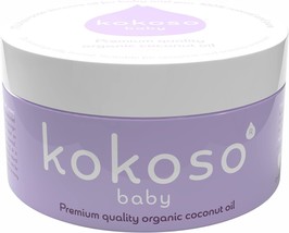 Kokoso Baby Organic Coconut Oil  Moisturising 100% Natural Baby Oil for Baby Ma - £29.25 GBP