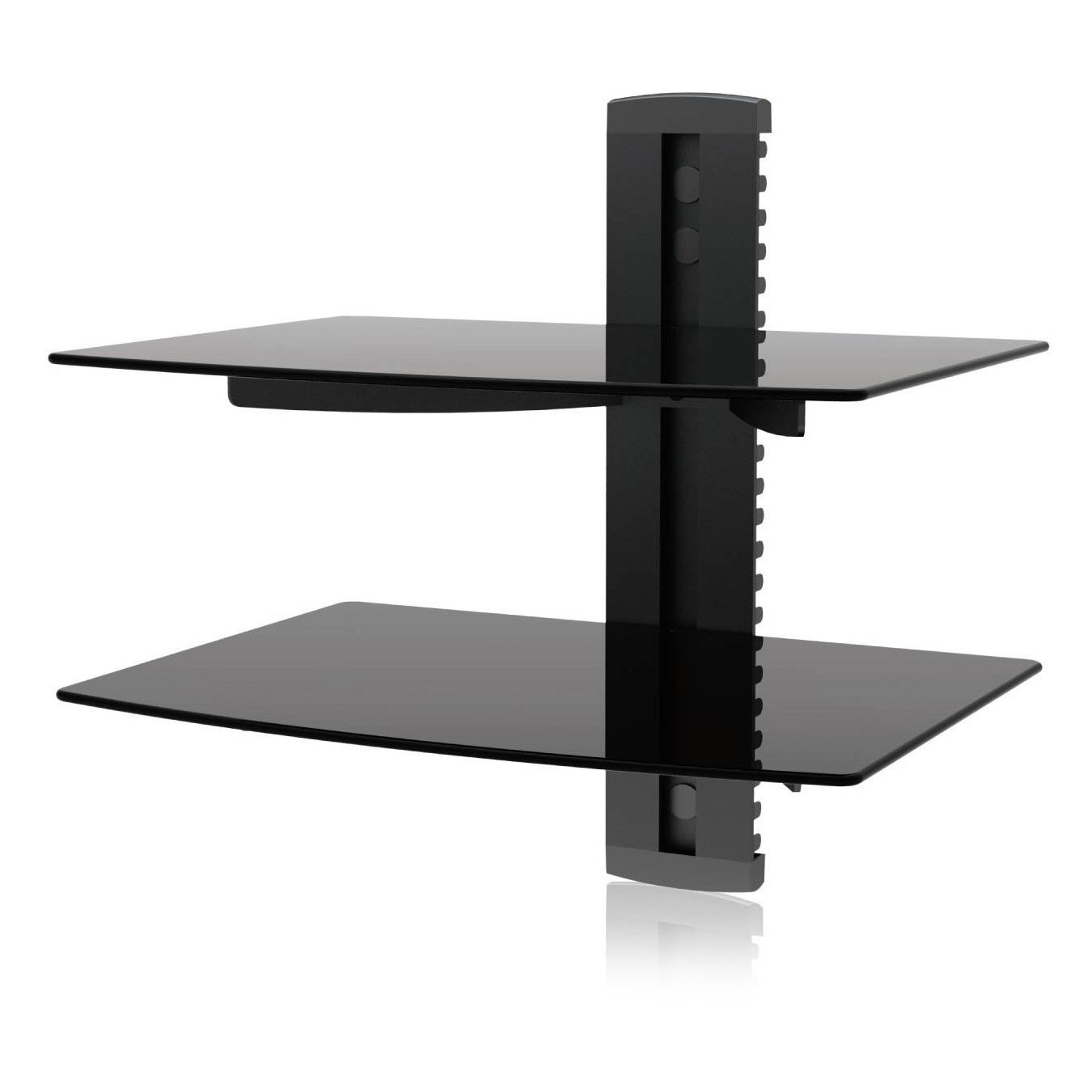 Ematic 2 Level Tempered Glass Shelf Mount - Entertainment Center, Cord M... - $44.96