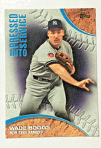 2016 Topps Pressed Into Service #PIS-2 Wade Boggs - £0.78 GBP