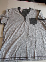 Bar III Graphite Grey Pullover Short Sleeve Men&#39;s XXL Top - £10.12 GBP