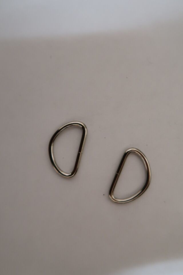 2 pcs 1.25&quot; D Ring Metal Heavy Duty for Hand Bag Purse Strap Belt - $1.99