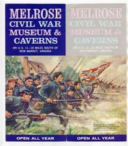 Melrose Civil War Museum &amp; Caverns Brochure New Market Virginia - £14.19 GBP