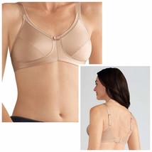 Amoena Rita SB 2004 Wire-Free Bra 40B + MaxTara Silicone Breast Forms Mastectomy - £78.85 GBP