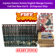 Jujutsu Kaisen Manga Inglés Full Set Vol. 0 - 23 Gege Akutami Comics + B... - £132.98 GBP