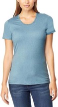 32 DEGREES Womens Cool Scoop Neck Wicking T-Shirt color Dust Teal Size M - £19.07 GBP