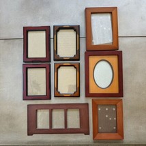 Lot Of 8 Vintage Two Wood Quality Frame Fetco Thailand Handcrafted - £51.79 GBP