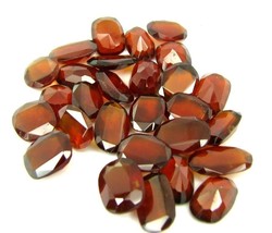 112Ct 28pc Wholesale Lot Natural Hessonite Garnet Gomedh Oval Faceted Gemstones - £41.21 GBP