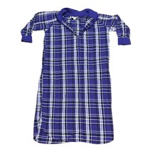 Anthony Richards Purple Plaid Nightgown House Coat Dress Vintage Pajamas... - $28.04