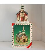 Porcelain Church night light vintage 7.5 tall  - €17,68 EUR