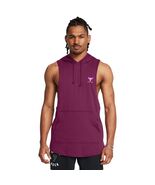 Under Armour Project Rock Payoff Hoodie Purple Vivid Magenta - Size S - $183.61 MXN