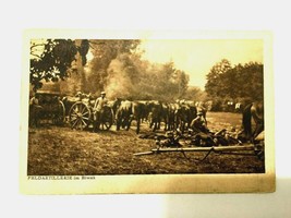 Antique WW1 Rare Postcard - Feldartillerie Regiment Near Munich - Histor... - £35.24 GBP